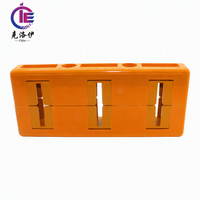 Support de barre omnibus triphasé MD2-110/3, isolateur à espacement de 110 mm, fixation de barre en cuivre pour armoire à tiroirs 300, OEM ODM personnalisé