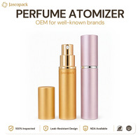 Bouteilles d'atomiseur de parfum portables OEM/ODM de 5 ml, étanches, motif voyage, rechargeables