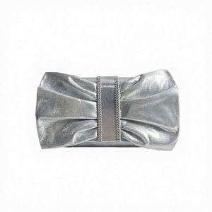 Bolso de mano artesanal étnico tradicional indio para novias, de tela bordada, diseño exclusivo para fiestas. - Product Image 3
