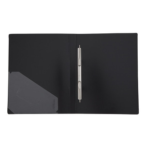 Comix AR151A-P A4 Single Spring Clip 4 Inch <b>Plastic</b> Document <b>Folder</b> Clip Blue And Black - Product Image 5