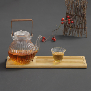 Bamboo Tea Tray <b>Mini</b> Solid Wood Simple Design Japanese Style Dry Brewing <b>Table</b> For Tea Set - Product Image 4