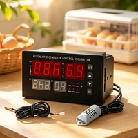 Incubateur à œufs entièrement automatique avec régulateur de température et d'humidité, thermostat