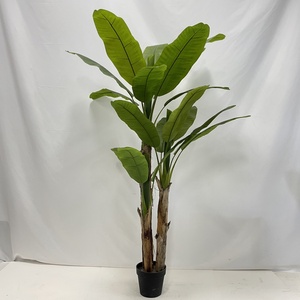 Arbre artificiel <span class=keywords><strong>Musa</strong></span> <span class=keywords><strong>bananier</strong></span> bonsaï de 1,80 m personnalisé en PVC pour la maison, le bureau, les mariages, la salle à manger, décoration chic pour le bureau et les mariages - Product Image 3