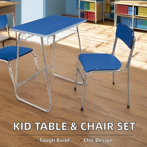 Conjunto de Silla y Escritorio Escolar Moderno con Estructura de Hierro y Material Plástico, Diseño Elegante para Uso Comercial Aoyasi PT-202R PT-202R - Product Image 6