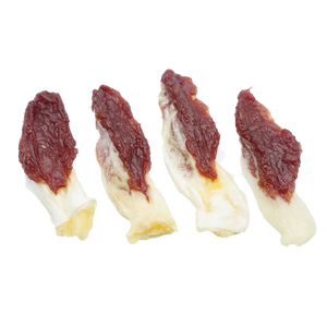 وجبات خفيفة للكلاب بالجملة من المصنع الأصلي، مكمل الكالسيوم، عصا طحن الأسنان من لحم الدجاج وجلد البقر، وجبات خفيفة طبيعية للكلاب - Product Image 1