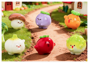 ของเล่นผักผลไม้เรซิ่นเหมือนจริงสำหรับเด็กเล่น รูปแครอท มะเขือยาว กระเทียม เห็ด กะหล่ำปลี มะเขือเทศ - Product Image 5