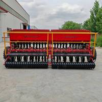 Offre Spéciale YUMING 2BMF-24 Semoir à Blé Multifonctionnel Grand Format Traîné par Tracteur 24 Rangées Boîte de Vitesses Haute Productivité Type Traction Cultures