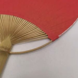 Abanico de paleta de papel redondo de bambú de estilo japonés colorido, regalo de negocios tallado a mano para promoción y eventos, abanico de mano liso - Product Image 6