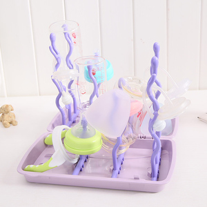 Custom logo plastic baby bottle holder drying rack