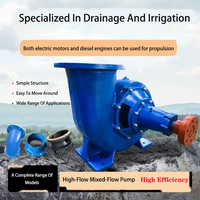 Système d'irrigation agricole 35 CV avec pompe à volute à flux mixte haute pression