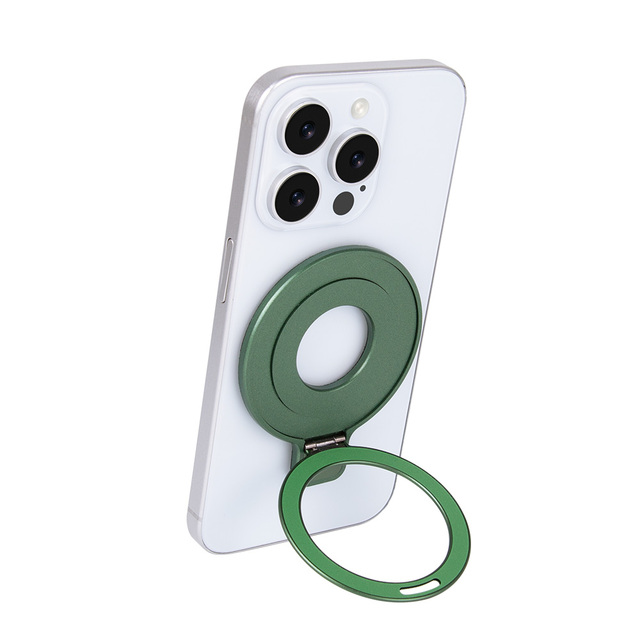 Magnetic Phone Ring Grip for iPhone 15 Pro Max Finger Kickstand Stable Ring Stand for iPhone 16 Pro Max Magnetic Phone Holder