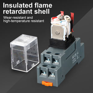 Module de relais électromagnétique - Haute puissance. 8 broches, 10A, 12/24/48/220/380V AC/DC, bobine électromagnétique universelle, relais intermédiaire - Product Image 2