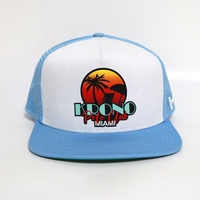 Chapeau de surf en plein air pour hommes d'été chaud fabricant en gros 5 panneaux coton personnalisé Old School Style Snapback casquette de camionneur