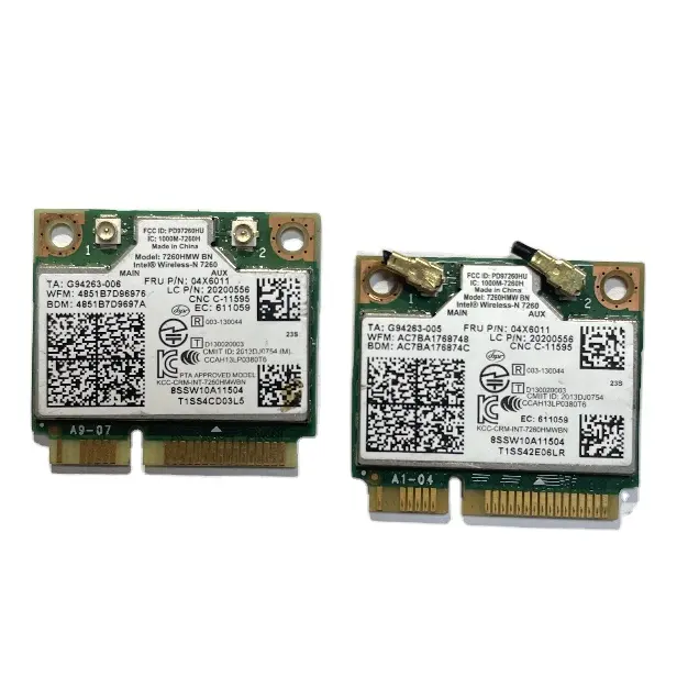 탁월한 가격 무선-N 7260HMW BN 802.11bgn 300Mbps Ble 4.0 미니 PCI-E 와이파이 카드