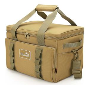 Échantillon gratuit d'un sac isotherme de pique-nique neuf, portable et isolé, avec logo personnalisé, imperméable et réutilisable / glacière souple - Product Image 2