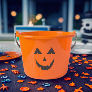 Cesta de Calabazas Portátil de Halloween de UNITED, Cubos de Almacenamiento de Dulces de Plástico Coloridos, Juguetes para Niños, Decoraciones para Fiestas de Truco o Trato - Product Image 2