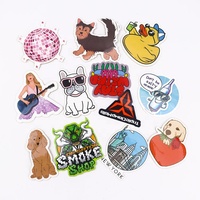 Autocollant en vinyle personnalisé pour logo d'entreprise, étiquette autocollante imperméable, impression sur mesure, découpe de stickers