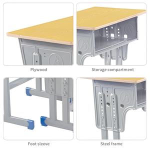 Ensemble table et chaise de salle de classe d'école simple Vente de meubles d'étudiant pour l'école primaire Populaire par les clients de nombreux pays - Product Image 3