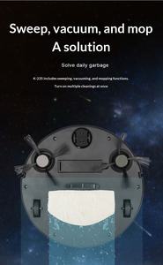 Aspiradora Robótica 3 en 1, Aspiradora y Mopa Inalámbrica Recargable, Limpiador de Pisos Inteligente de 1500 Pa para el Hogar - Product Image 5