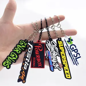 promotional gift items custom 3d soft pvc keychain key chain logo automatic machine making soft pvc made keychains