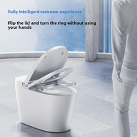 Nouveau modèle best-seller : WC intelligent avec dispositif d'hygiène féminine intégré, drainage en S, vente directe usine