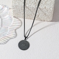 Collar con Colgante de Joyería de Moda Islámica Árabe Musulmana, de Acero Inoxidable, Plateado/Dorado, Venta al por Mayor para Eid y Ramadán