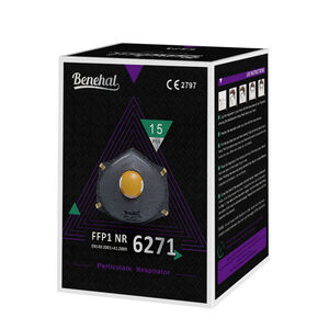 Masker Wajah tahan debu FFP1 aktif sekali pakai dengan katup <span class=keywords><strong>Respirator</strong></span> katun dapat digunakan kembali dengan cangkir pelindung kartrid - Product Image 5