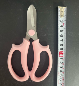 Sécateur de jardin personnalisé avec logo, ciseaux à fleurs avec manche en plastique <span class=keywords><strong>rose</strong></span>, outils floraux pour la taille DIY - Product Image 5