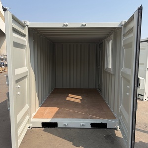 ตู้คอนเทนเนอร์ขนส่งสินค้าขนาดเล็กสำหรับจัดเก็บและใช้ในบ้าน ขายดีรุ่นใหม่ ขนาด 4/5/6/7/8/9/10/12 ฟุต พร้อมหน้าต่างและประตู - Product Image 2