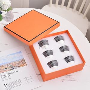 Service à thé en porcelaine osseuse européenne à prix réduit, tasses à expresso et soucoupes - Product Image 5