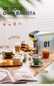 Capadeli Máquina de Café en Cápsulas 4 en 1 Compatible con <span class=keywords><strong>Dolce</strong></span> <span class=keywords><strong>Gusto</strong></span> y Nespress Cápsulas Café Molido K-Cup 19 Bar Presión - Product Image 4