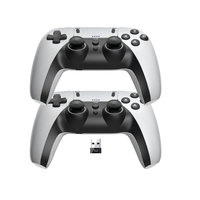 Control de Juego Inalámbrico 2.4G para Dos Jugadores, Compatible con M8/M15 Stick, PC, Android, Smart TV, TV-box, Game-box