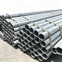 Conduite en acier non allié galvanisé à chaud pour la protection des câbles, applications de tuyauterie structurelle, norme GB, certifiée ISO 9001