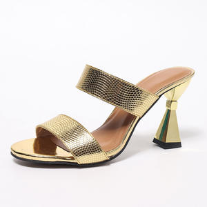 Sandalias de Tacón Alto con Tiras para Mujer, Primavera-Verano, Elegantes, con Punta en Pico y Tacón Delgado - Product Image 1