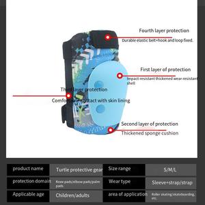 Miếng đệm bảo vệ đầu gối khuỷu tay EVA dày dặn dành cho giày trượt patin xe đạp ván trượt bảo vệ chống va đập trẻ em - Product Image 6