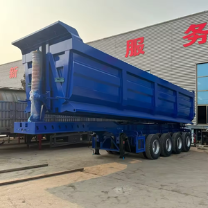 ZHONGSHENGTIANQI, semirremolque de volcado trasero en forma de U, carga útil hidráulica multieje de 40kg, hecho en China, gran oferta, precio barato de Sudáfrica - Product Image 3