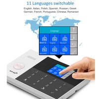 Tuya Smart Life WIFI GSM systèmes d'alarme 4G 2G maison panneau de commande antivol sans fil filaire porte capteur de mouvement