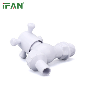 IFAN Muestra <span class=keywords><strong>gratis</strong></span> Grifo de cocina de plástico Material de PVC Color blanco Grifo de agua de plástico de 1/2 pulgadas - Product Image 6