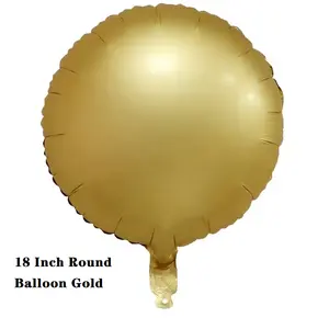 Großhandel 18 Zoll metallische runde Form Heliumpapier-Ballons Glückwunsch-Geburtstagsparty Globus-Dekoration Ballon