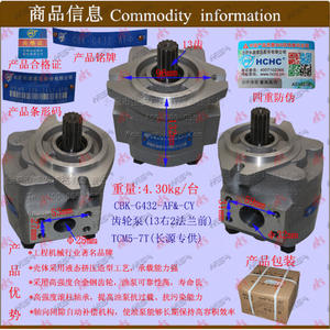 Bomba de Engranajes Delantera de 2 Bridas Derecha Changyuan CBK-G432-AF&-CY TCM5-7T, Nueva Condición, Piezas de Montacargas, Tipo de Bomba de Pistones - Product Image 1