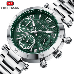 <span class=keywords><strong>Reloj</strong></span> de Cuarzo Cronógrafo Clásico Novedoso de Venta Directa de Fábrica <span class=keywords><strong>MINI</strong></span> <span class=keywords><strong>FOCUS</strong></span> con Logotipo Personalizado para Mujer, Correa de Acero Inoxidable MF0489L - Product Image 2