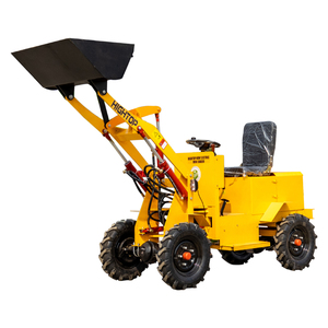 Chargeur électrique d'usine 300 kg, chargeur de tracteur, quatre roues motrices, batterie, petit camion à benne basculante à roues, <span class=keywords><strong>pelle</strong></span> rétrocaveuse - Product Image 4