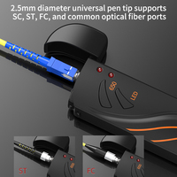 Localizador Visual de Fallas (VFL) Láser Rojo de Alta Potencia HENGXIAN/OEM B3-30 de 30mW, Probador de Cable de Fibra Óptica de 30KM con Conectores SC/FC/ST