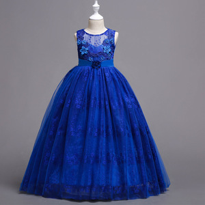 Váy Cưới Dạ Hội Bóng 831 Bán Sỉ Cho Trẻ Em Bé Gái Trẻ Em Dự Tiệc Dài Đầm Hoa Bé Gái Mẫu Đầm Trẻ Em - Product Image 3