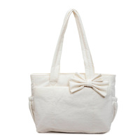 Nouveau sac bandoulière en forme de veste, sac fourre-tout à nœud grande capacité, sac à bandoulière pour femme