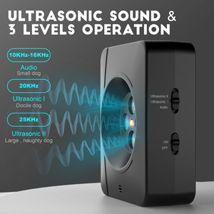 3 आवृत्ति स्तर के साथ अल्ट्रासोनिक कुत्ते सरीसृप छोटे कुत्तों के लिए एंटी-बार्किंग डिवाइस, इनडोर आउटडोर पालतू प्रशिक्षण उपकरण - Product Image 5
