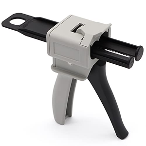 Pistola de pegamento manual de grado industrial AB de dos componentes con tubo mezclador de bayoneta de 100 ml y boquilla de pegamento 1:1 para bricolaje - Product Image 1