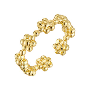 Floral Open <b>Ring</b> <b>Adjustable</b> Index Finger <b>Ring</b> For Daily Wear Unisex Jewelry R17881 - Product Image 5
