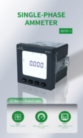 EASTSONG ES72Y-I 72x72mm Amperímetro Digital Monofásico de CA con Pantalla LCD, RS485 Modbus RTU, Clase 0.5, IP65, 6A Máx.