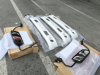Nouvel ensemble de pièces de carrosserie en plastique pour camion léger - Pare-chocs avant + Rétroviseur latéral complet - Kit de remplacement extérieur complet pour camion